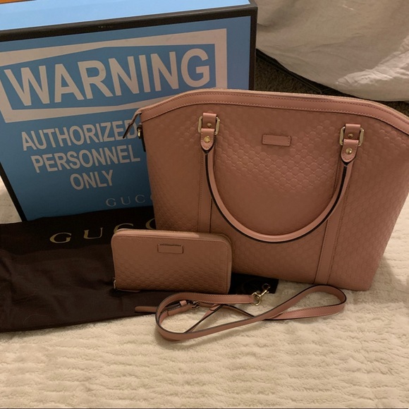 Gucci Handbags - NWT Gucci Pink Large Dome Bag